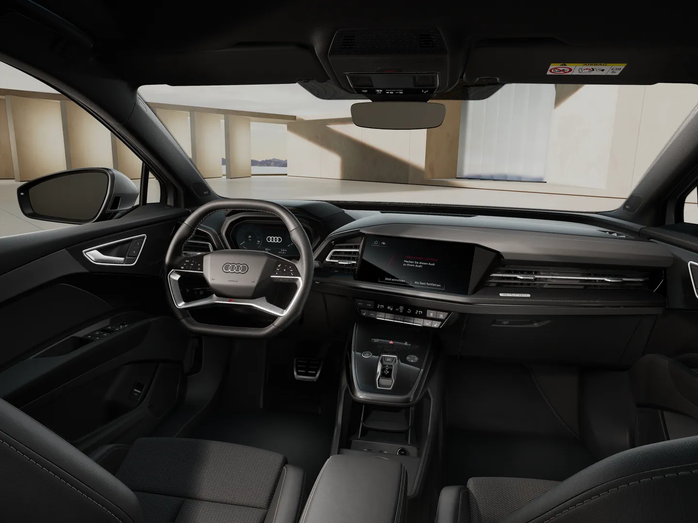 Bilde av Audi Q4 e-tron S line Pro e-tron quattro - Visning:&nbsp;instrumentpanel