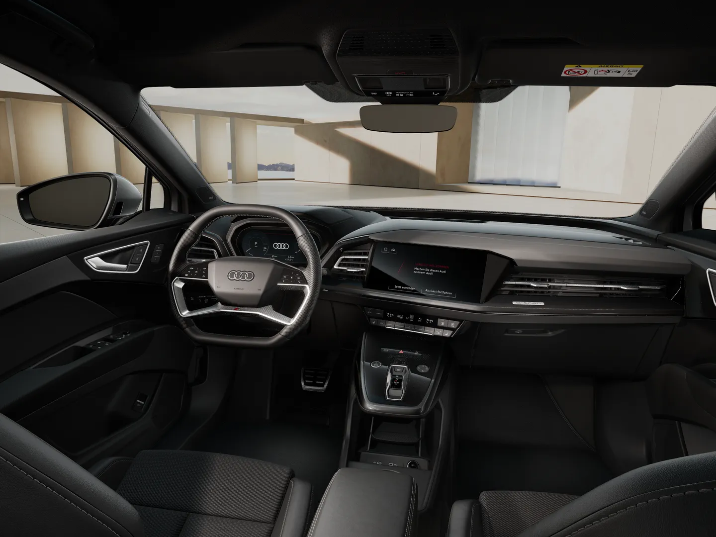Bilde av Audi Q4 e-tron S line Pro e-tron quattro - Visning:&nbsp;instrumentpanel