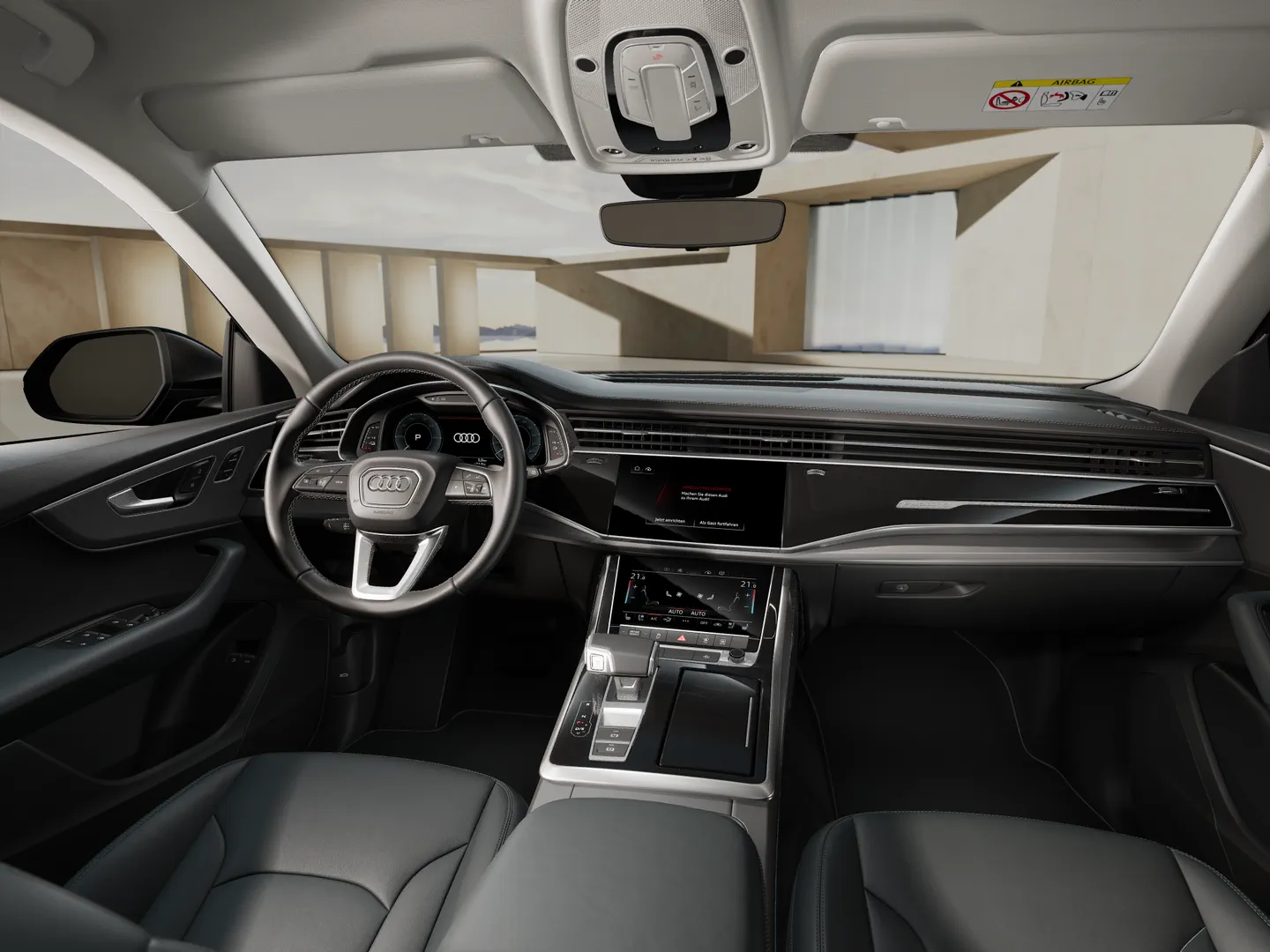 Zdjęcie&nbsp;Audi Q8 SUV TFSI e&nbsp;TFSI e quattro 290 kW tiptronic&nbsp;– Ujęcie: deska rozdzielcza