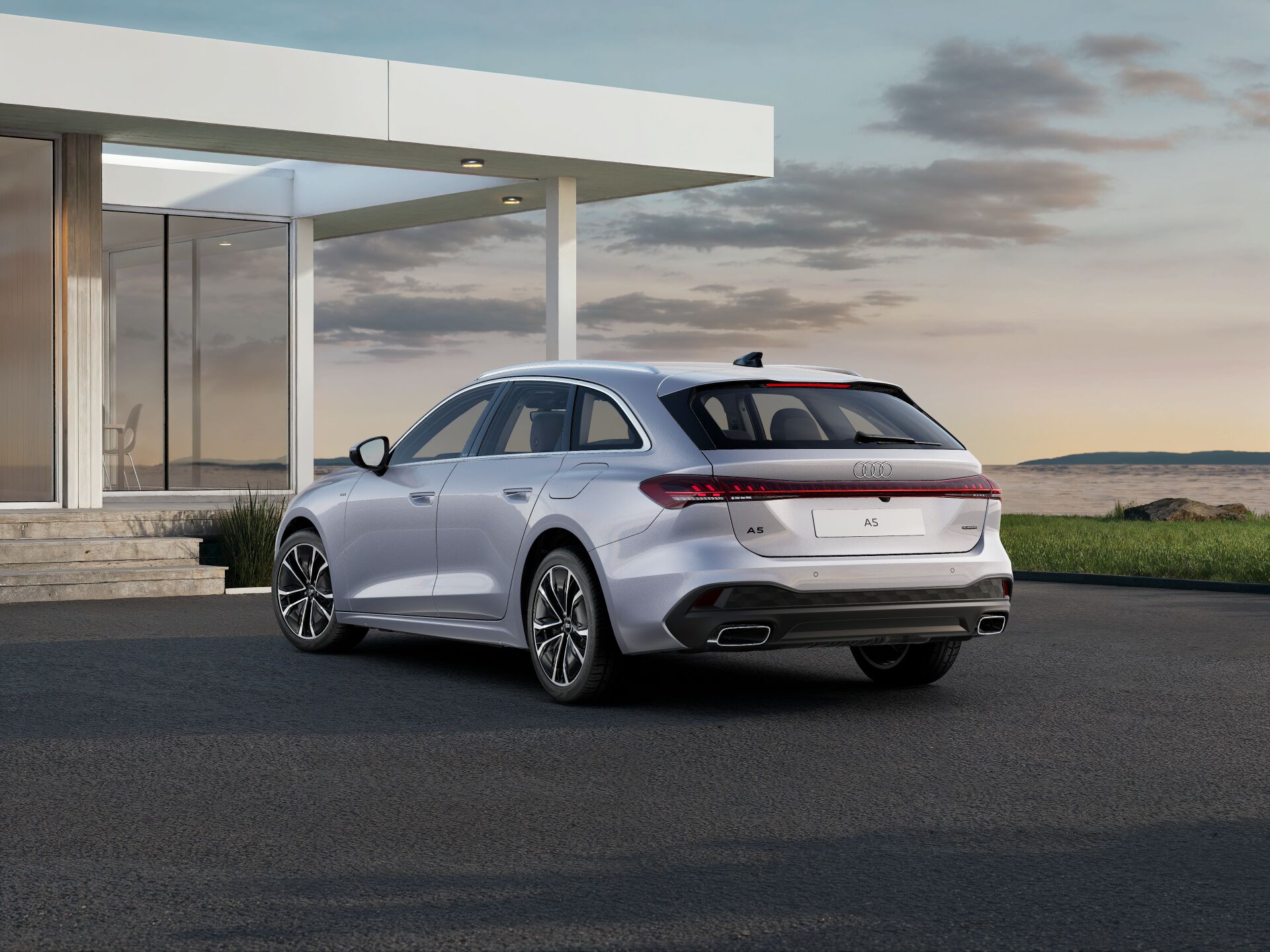 A5 Avant e-hybrid quattro EXTERIOR-REAR-3-4