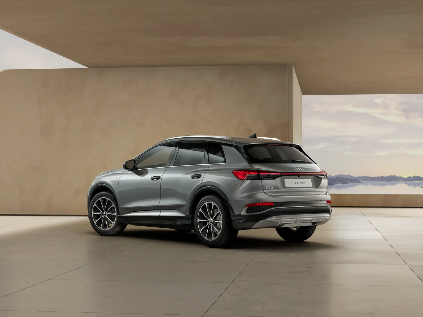 Zdjęcie Audi Q4 e-tron 40 e-tron 150,00 kW – Ujęcie: tył 3/4