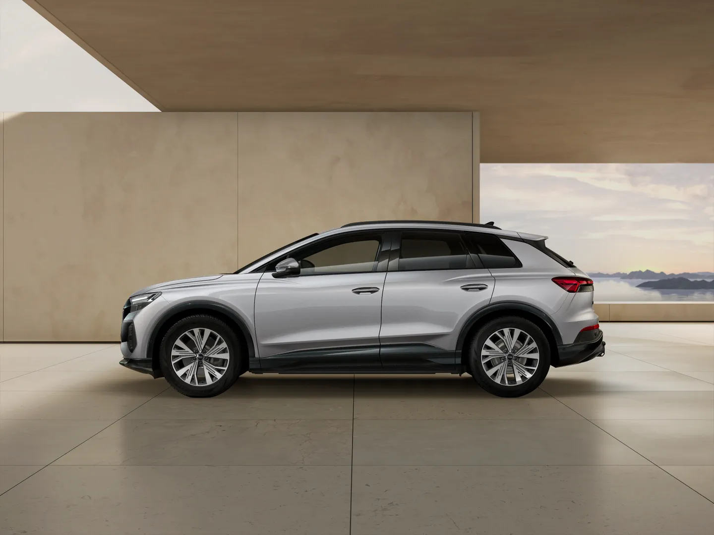 Bilde av Audi Q4 e-tron S line Pro 55 e-tron quattro - Visning:&nbsp;siden