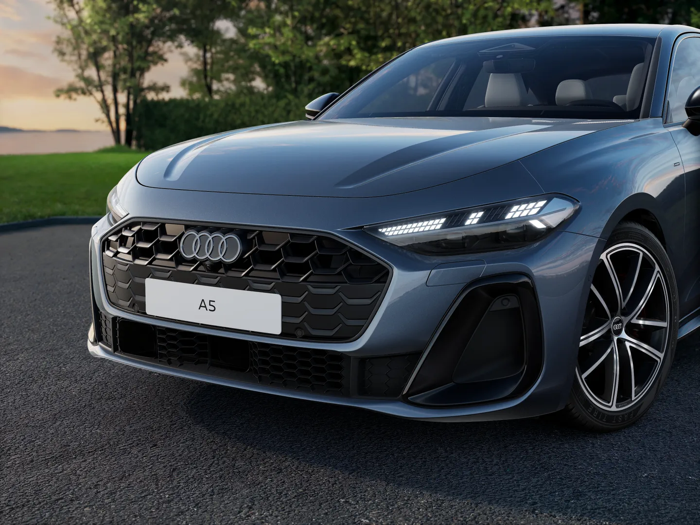 Zdjęcie&nbsp;Audi A5 Sedan e-hybrid&nbsp;e-hybrid quattro 270 kW S tronic&nbsp;– Ujęcie: reflektory