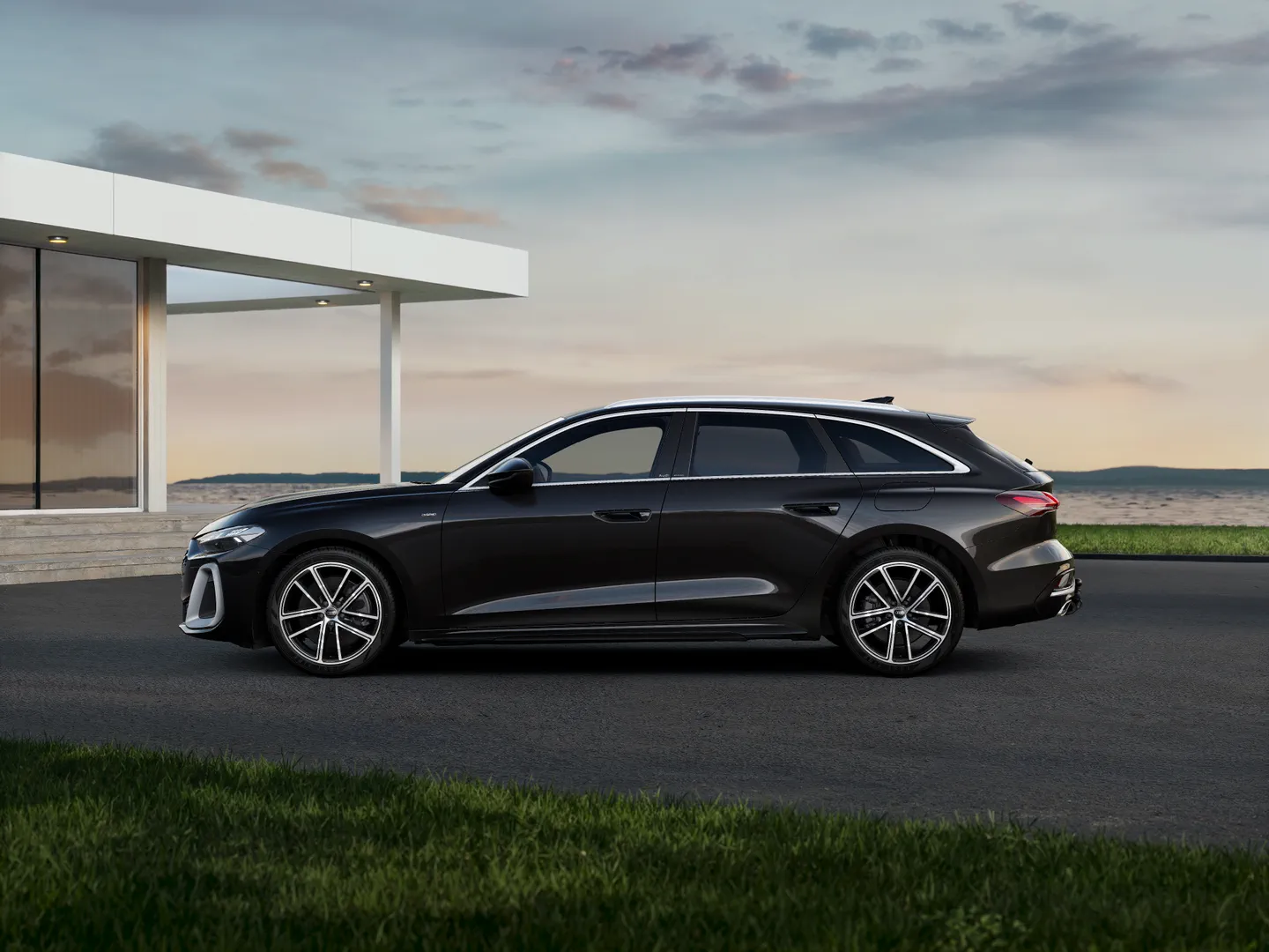 Zdjęcie&nbsp;Audi A5 Avant e-hybrid&nbsp;e-hybrid quattro 220 kW S tronic&nbsp;– Ujęcie: bok