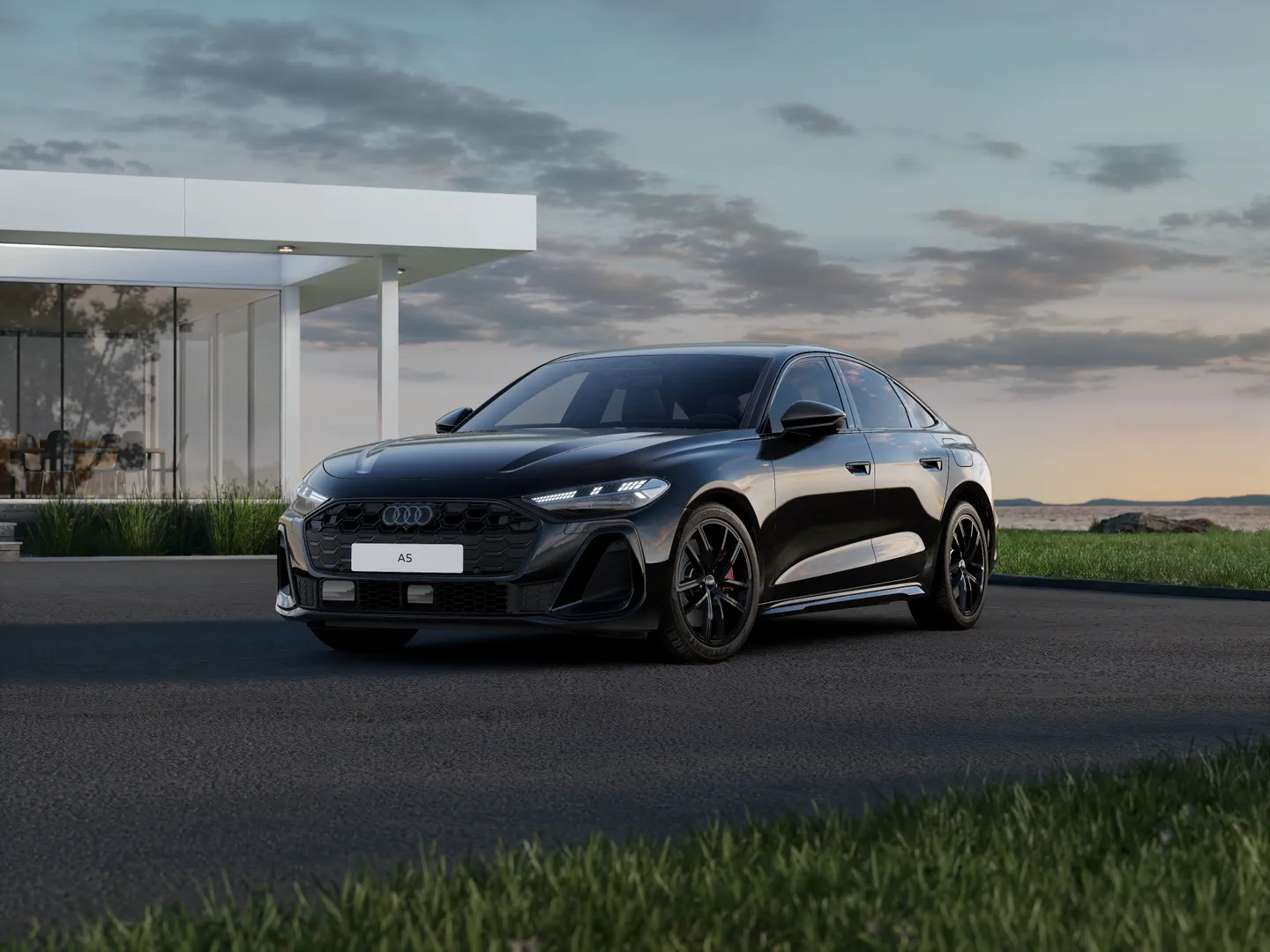Zdjęcie Audi A5 Sedan e-hybrid e-hybrid quattro 270 kW S tronic – Ujęcie: przód 3/4