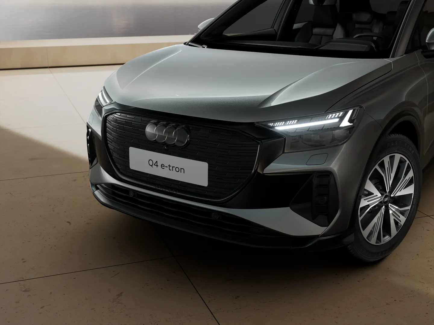 Bilde av Audi Q4 e-tron S line Pro e-tron quattro - Visning:&nbsp;frontlykter