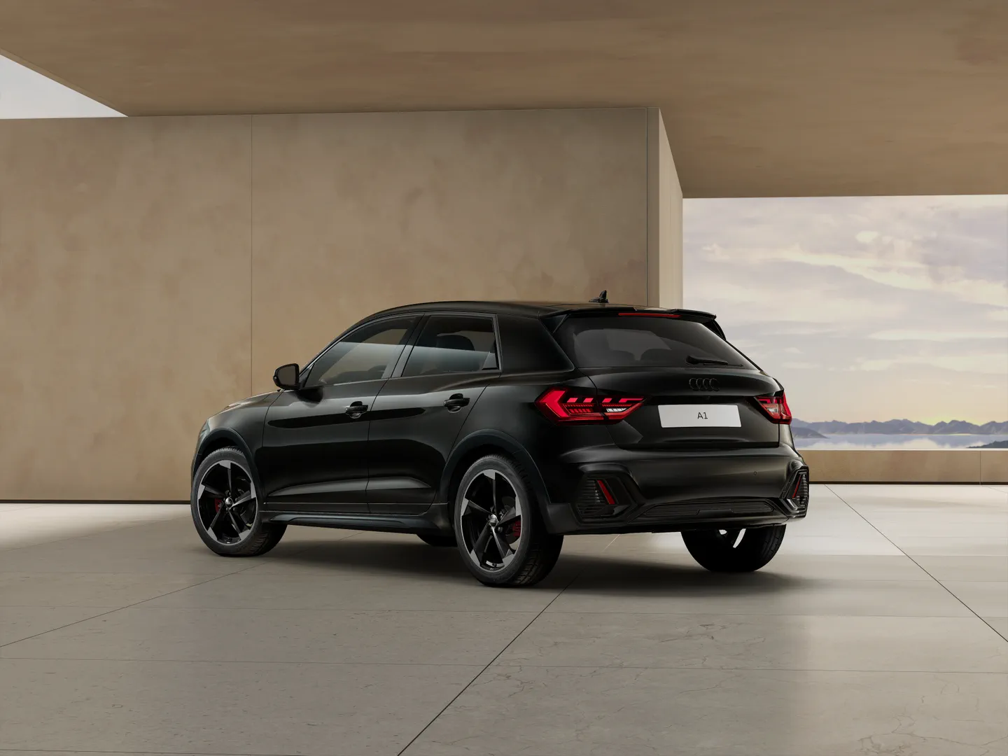 Audi A1 allstreet 35 TFSI S tronic in 3/4 Rückansicht