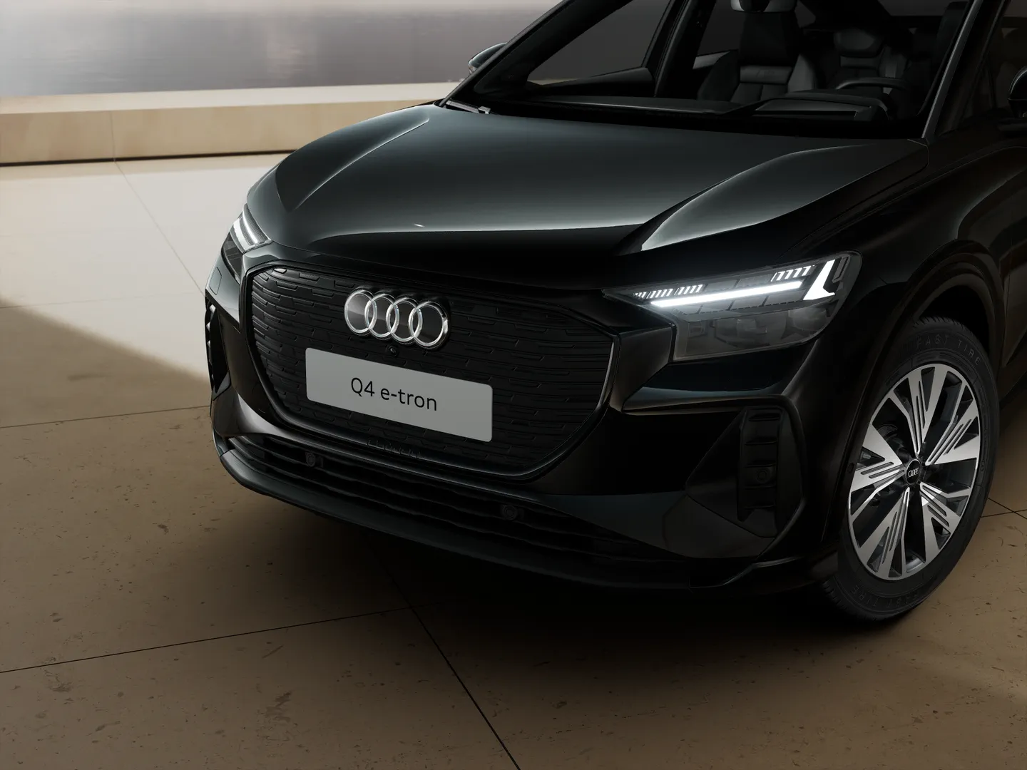 Bilde av Audi Q4 Sportback e-tron S line Pro 55 e-tron quattro - Visning:&nbsp;frontlykter