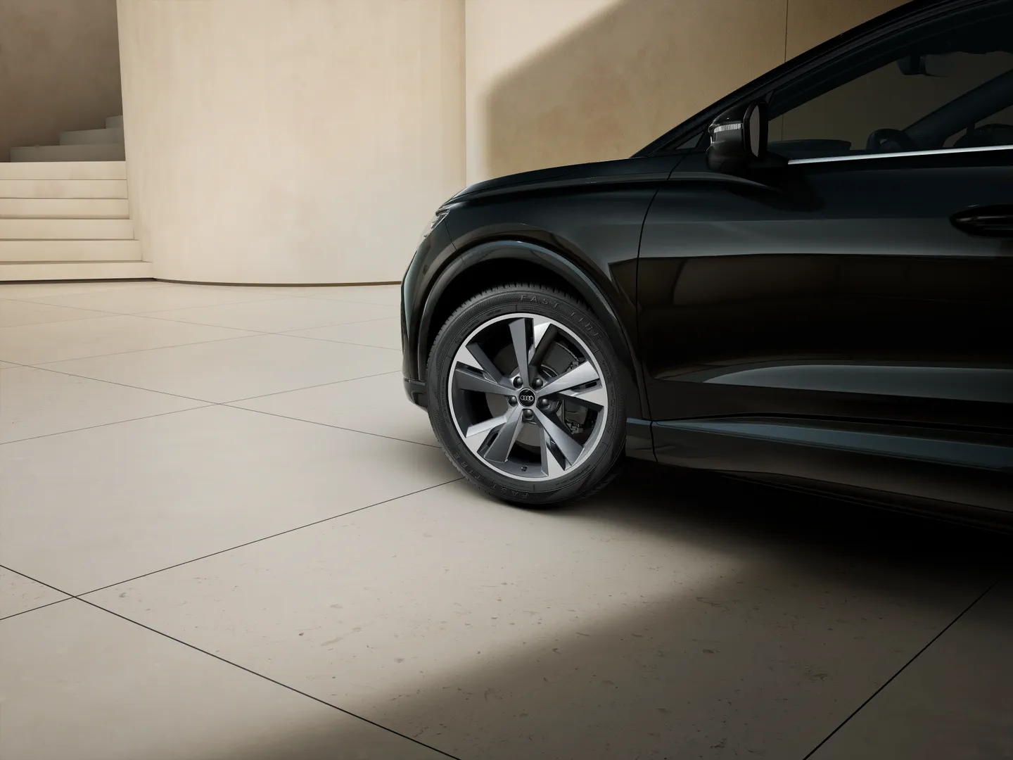 Zdjęcie&nbsp;Audi Q4 e-tron&nbsp;45 e-tron 210,00 kW&nbsp;– Ujęcie: obręcze