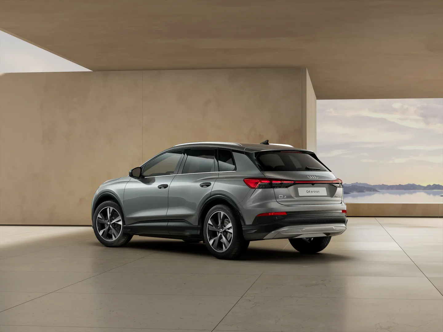 Zdjęcie Audi Q4 e-tron 45 e-tron 210,00 kW – Ujęcie: tył 3/4