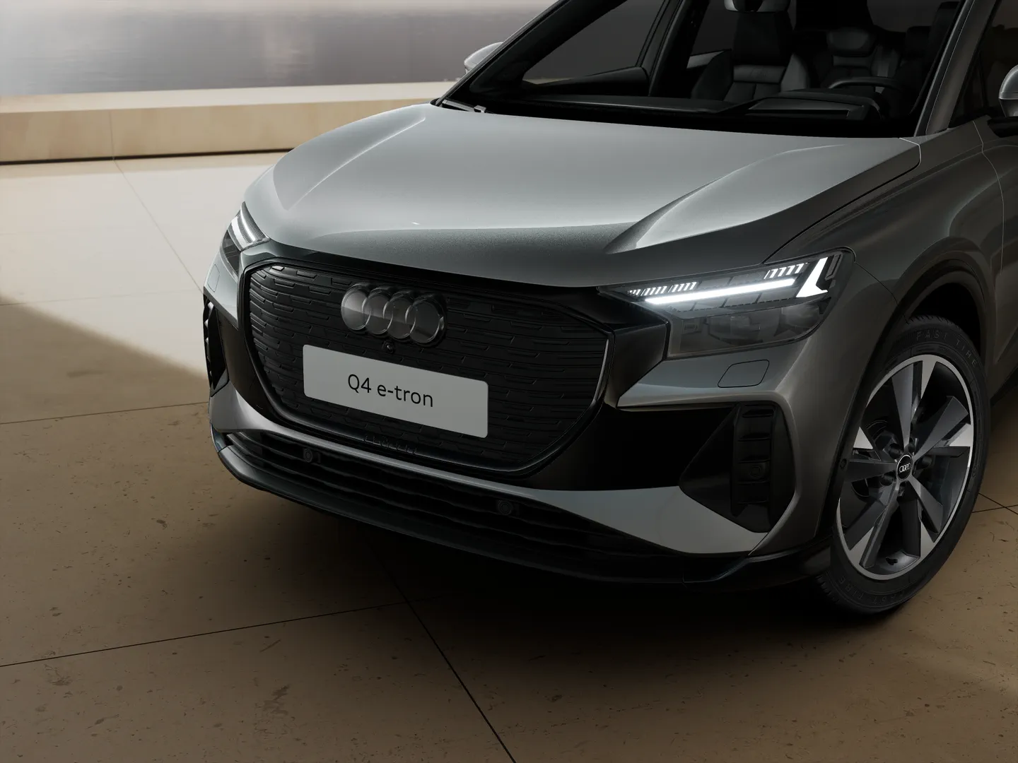 Bilde av Audi Q4 e-tron S line Pro e-tron quattro - Visning:&nbsp;frontlykter