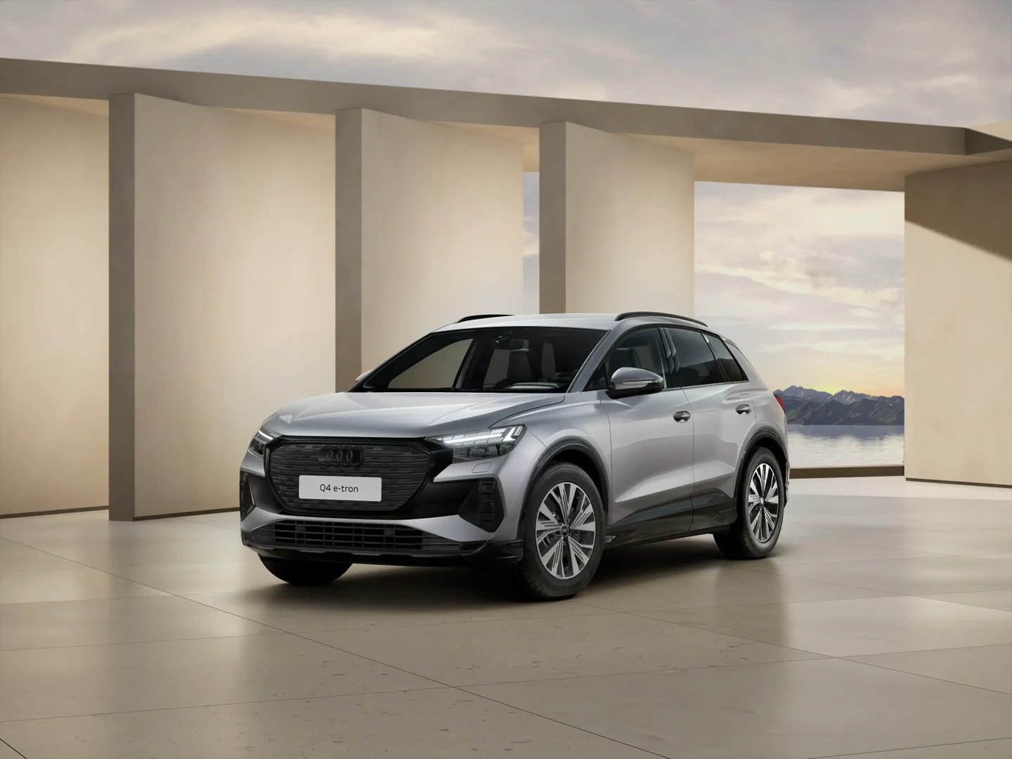 Bilde av Audi Q4 e-tron S line Pro 55 e-tron quattro - Visning:&nbsp;3/4 forfra