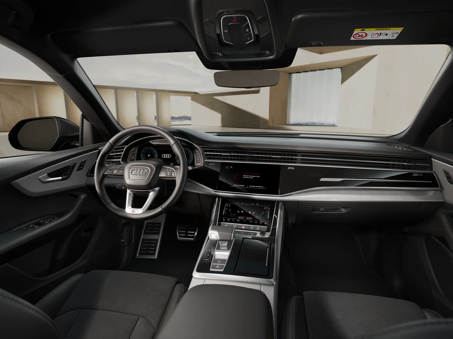 Zdjęcie&nbsp;Audi Q8 SUV e-hybrid&nbsp;e-hybrid quattro 290 kW tiptronic&nbsp;– Ujęcie: deska rozdzielcza