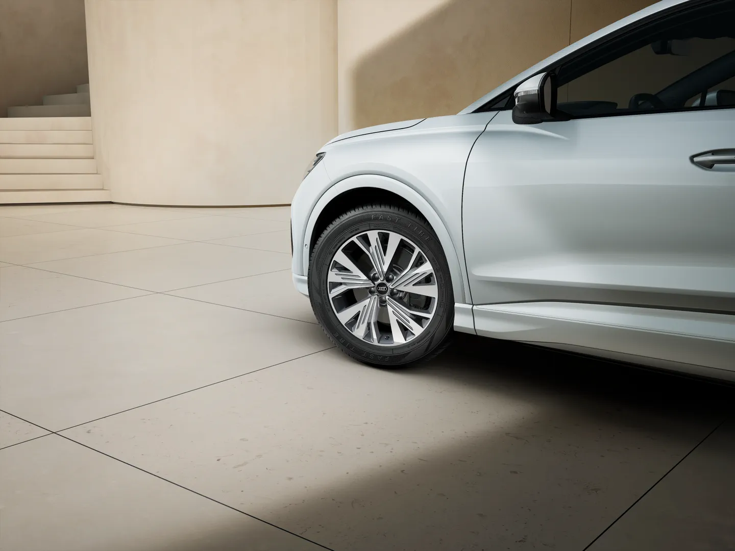 Bilde av Audi Q4 e-tron S line Pro 55 e-tron quattro 250,00 kW - Visning:&nbsp;felger