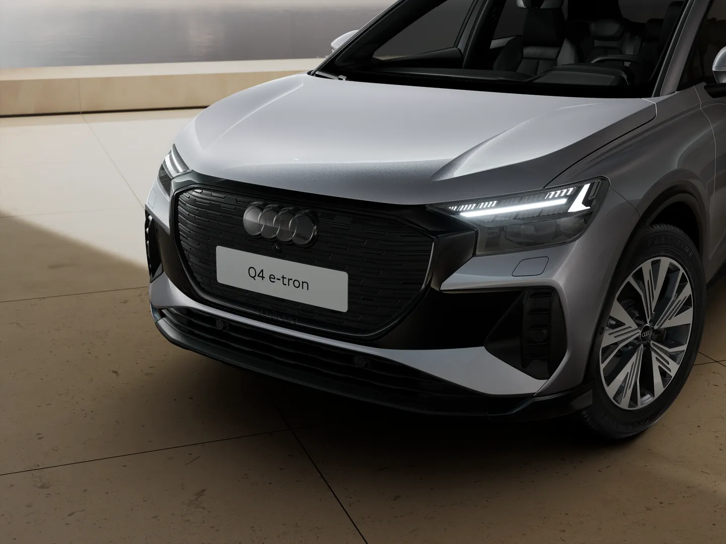 Bilde av Audi Q4 e-tron S line Pro e-tron quattro - Visning:&nbsp;frontlykter