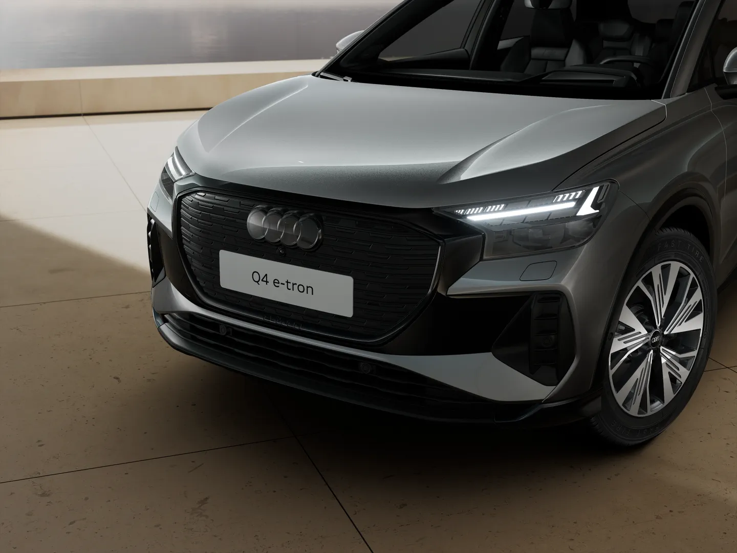 Bilde av Audi Q4 e-tron S line Pro e-tron quattro - Visning:&nbsp;frontlykter