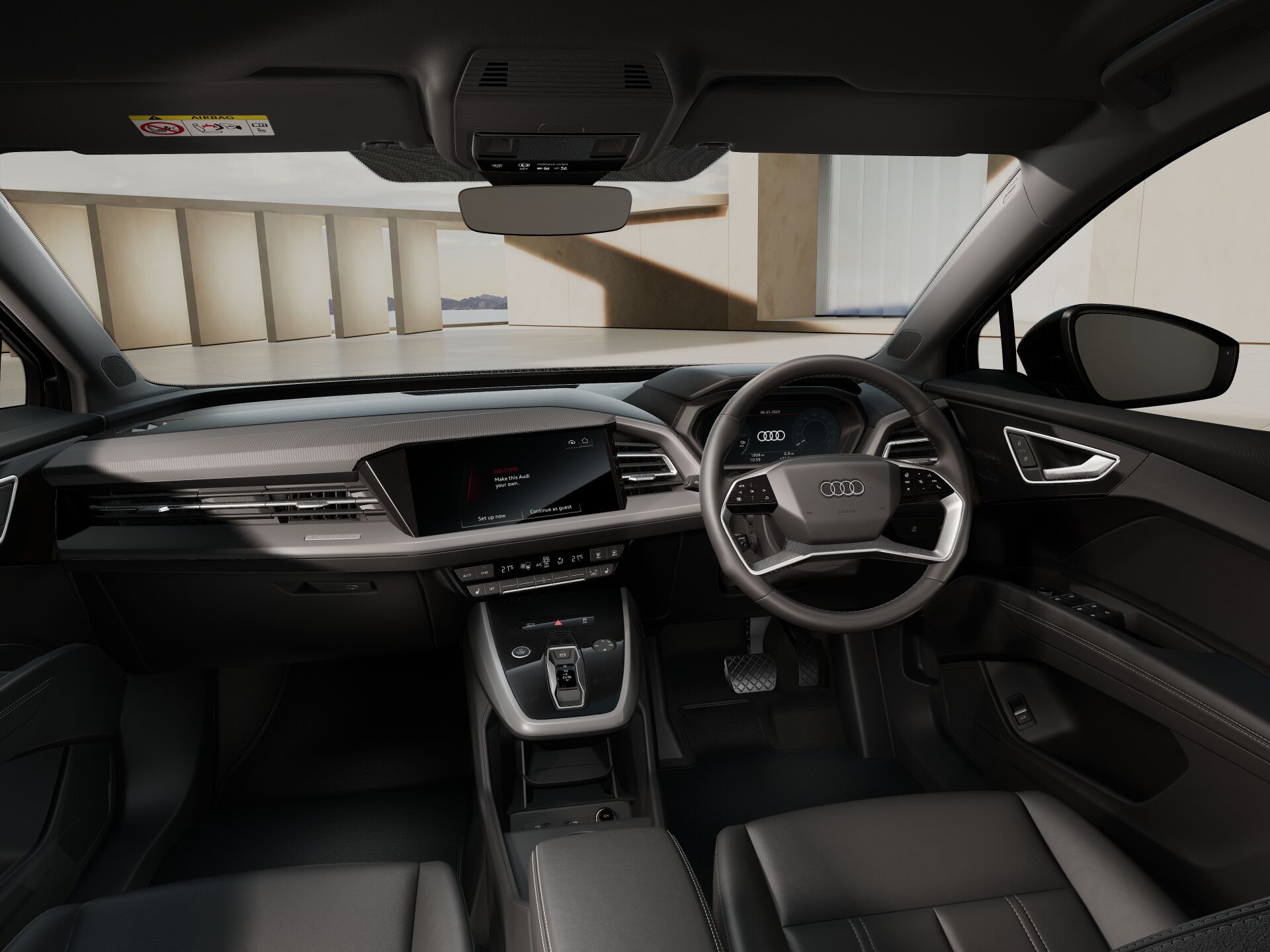 Q4 Sportback e-tron INTERIOR-DASHBOARD-DASHBOARD
