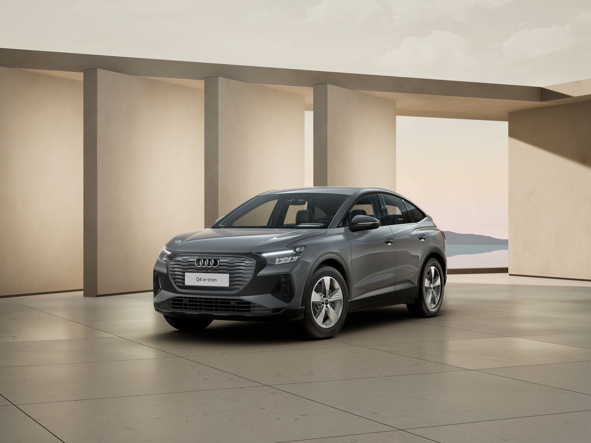 Q4 Sportback e-tron EXTERIOR-FRONT-3-4