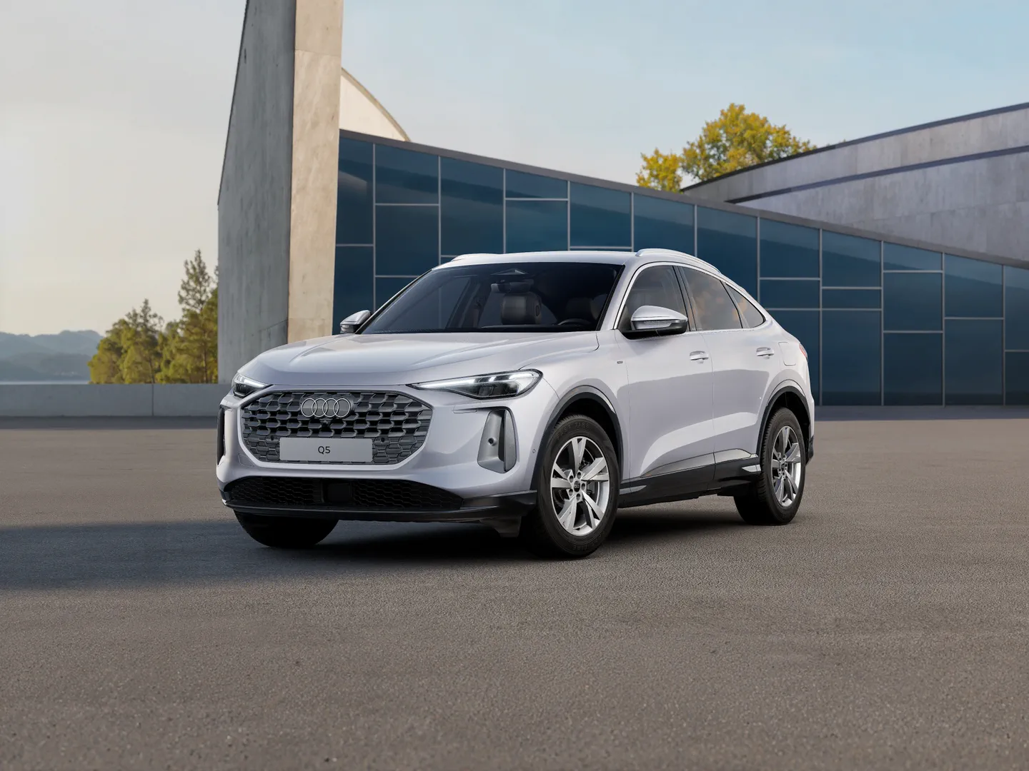 Zdjęcie&nbsp;Audi Q5 Sportback e-hybrid&nbsp;e-hybrid quattro 220 kW S tronic&nbsp;– Ujęcie: przód 3/4