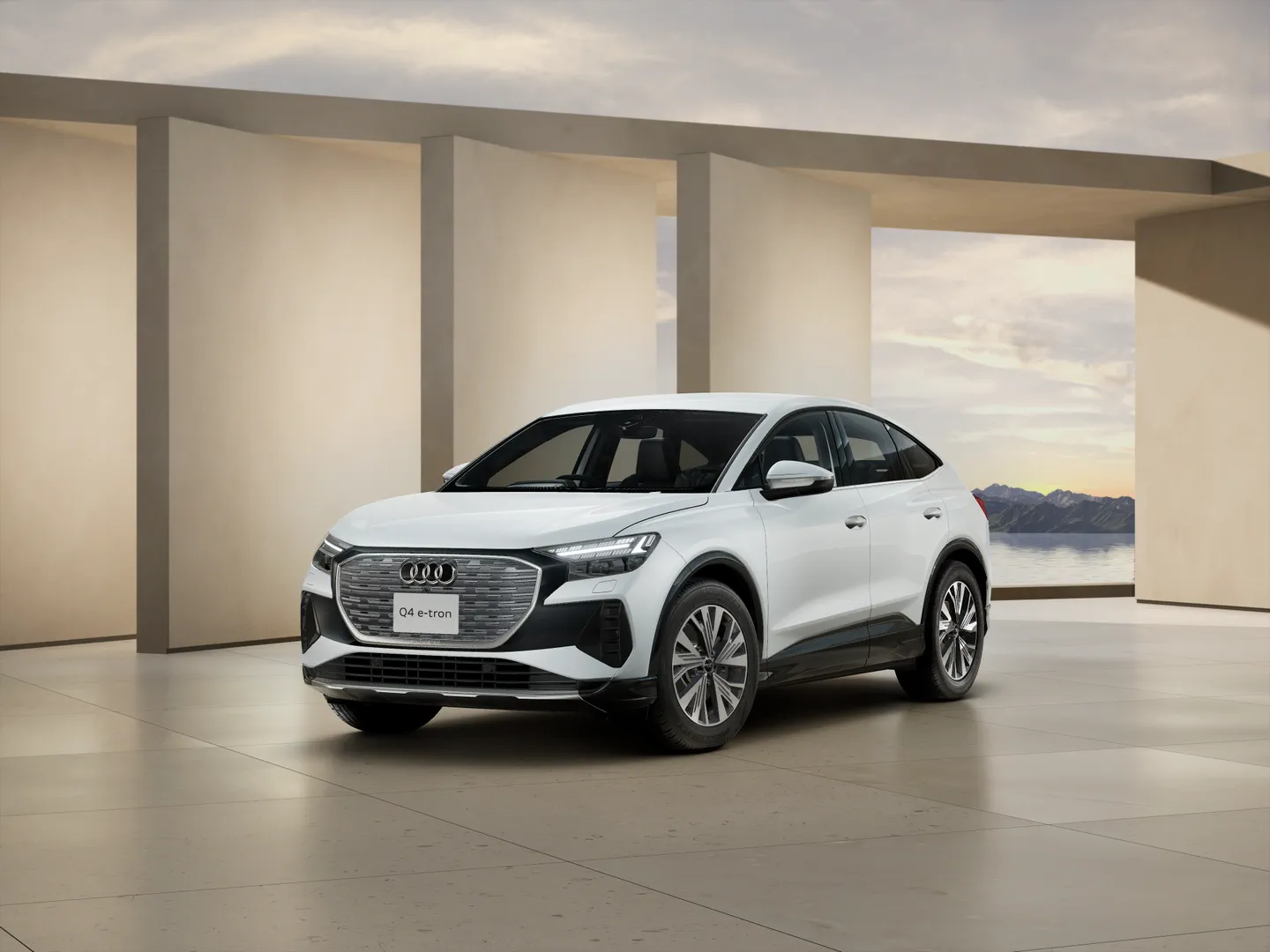 Audi Q4 Sportback e-tron 45 e-tron advanced 210,00 kW フロント3/4ビュー