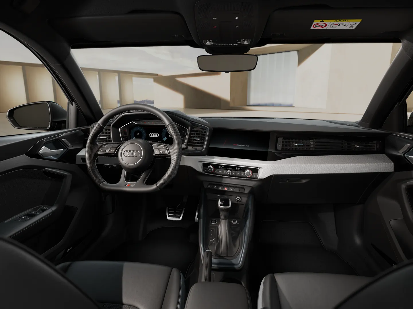 Audi A1 allstreet 35 TFSI S tronic in Dashboard Ansicht