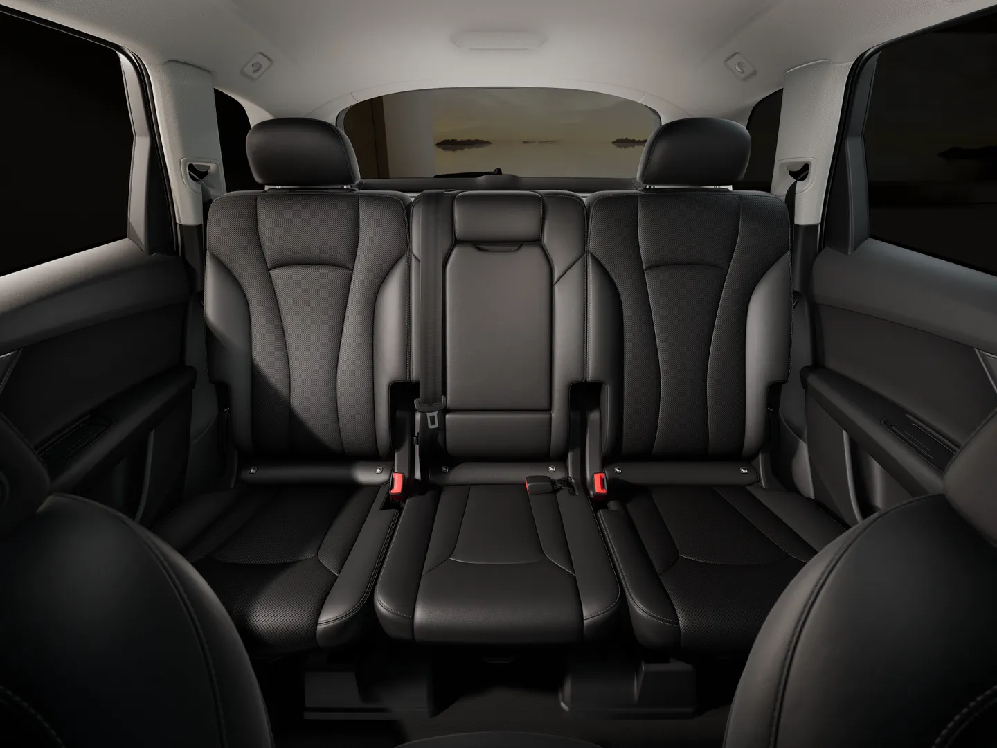 Zdjęcie Audi Q7 SUV TFSI e S line TFSI e quattro 290 kW tiptronic – Ujęcie: tylne fotele