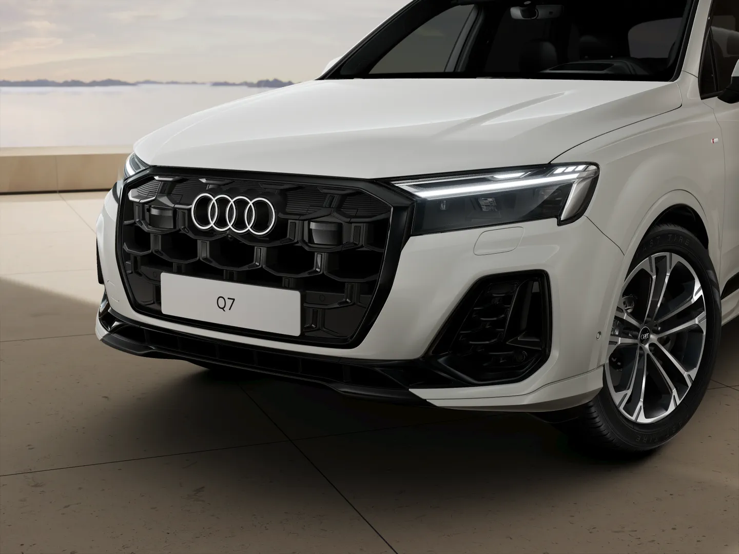 Zdjęcie Audi Q7 SUV TFSI e S line TFSI e quattro 290 kW tiptronic – Ujęcie: reflektory