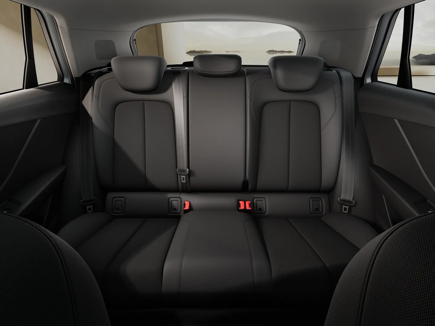 Audi Q2 35 TDI quattro advanced 110 kW (150 PS) S tronic リヤシート