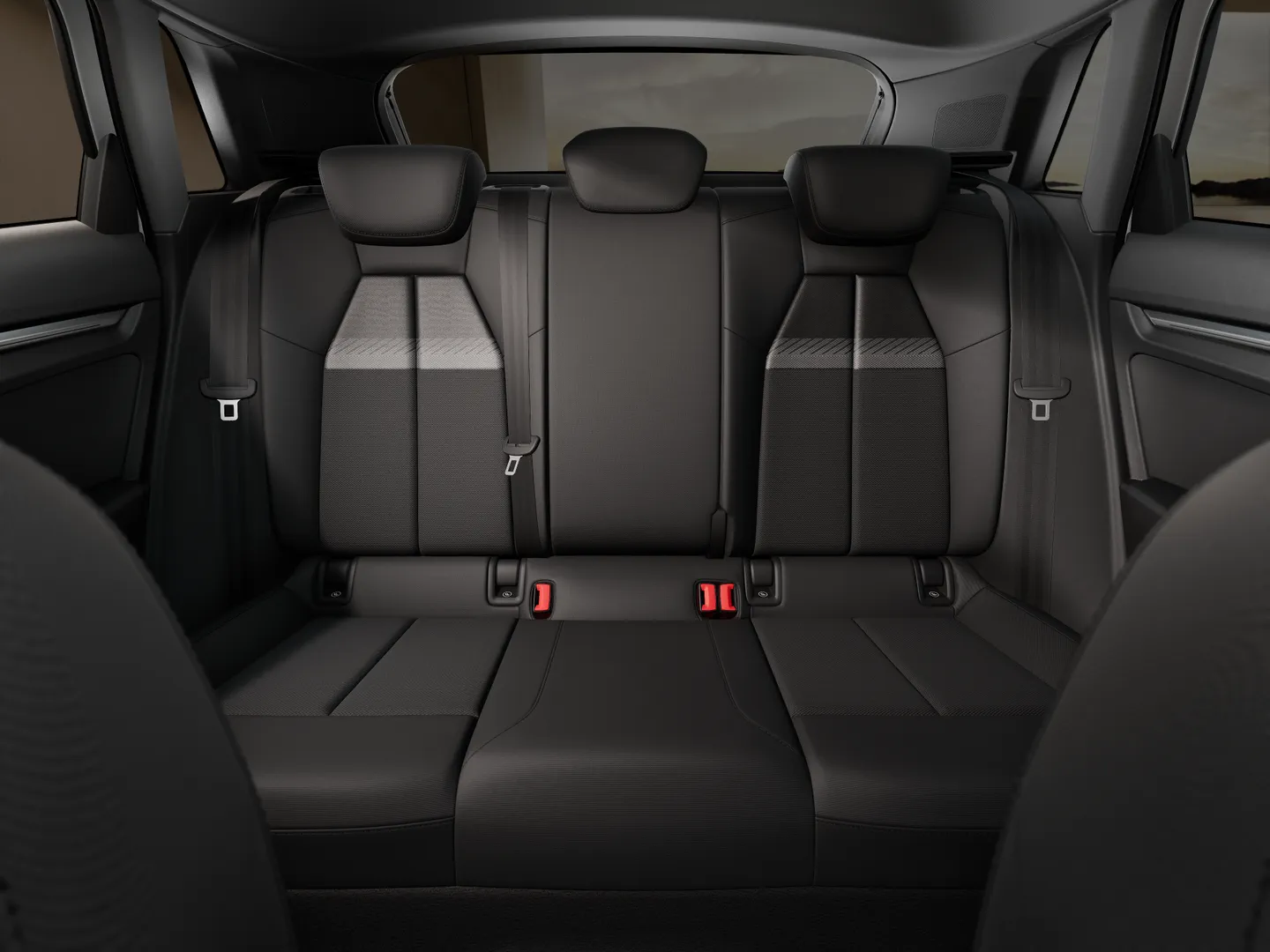 Zdjęcie&nbsp;Audi A3 Sportback TFSI e&nbsp;S line TFSI e 200 kW S tronic&nbsp;– Ujęcie: tylne fotele