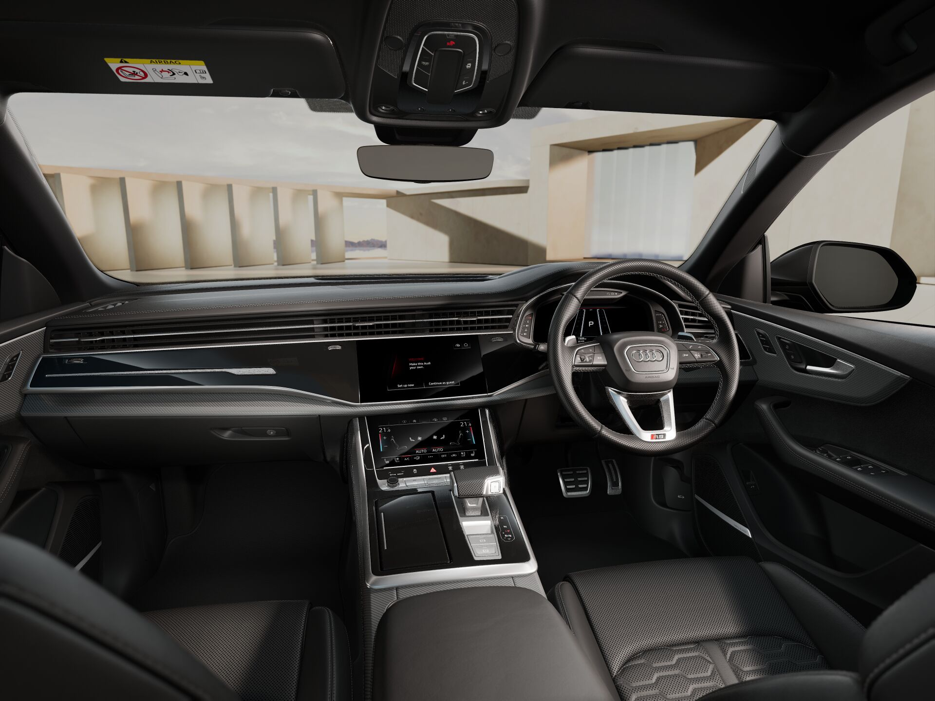 RS Q8 SUV INTERIOR-DASHBOARD-DASHBOARD