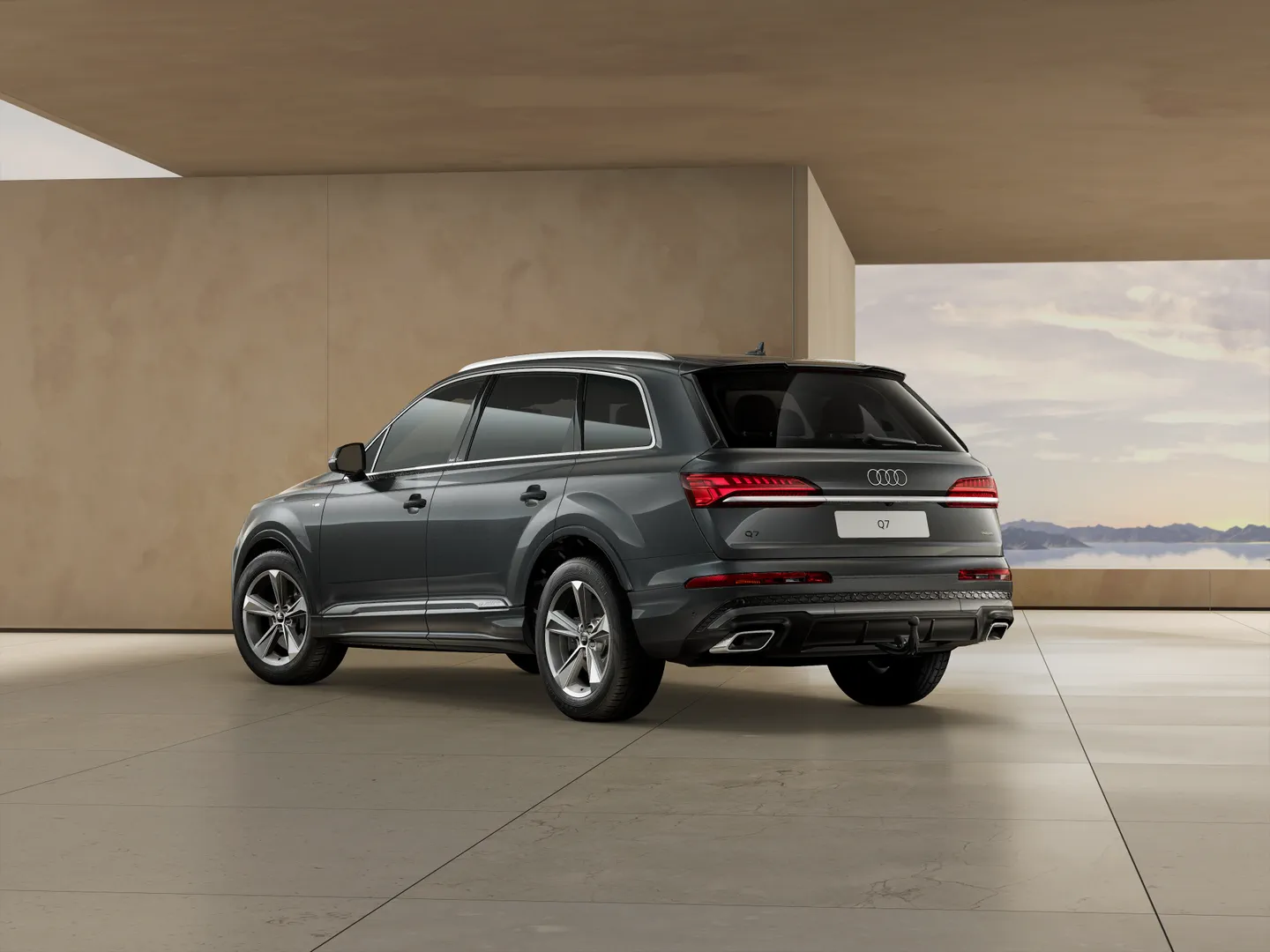 Zdjęcie&nbsp;Audi Q7 SUV&nbsp;S line TDI quattro 210 kW tiptronic&nbsp;– Ujęcie: tył 3/4