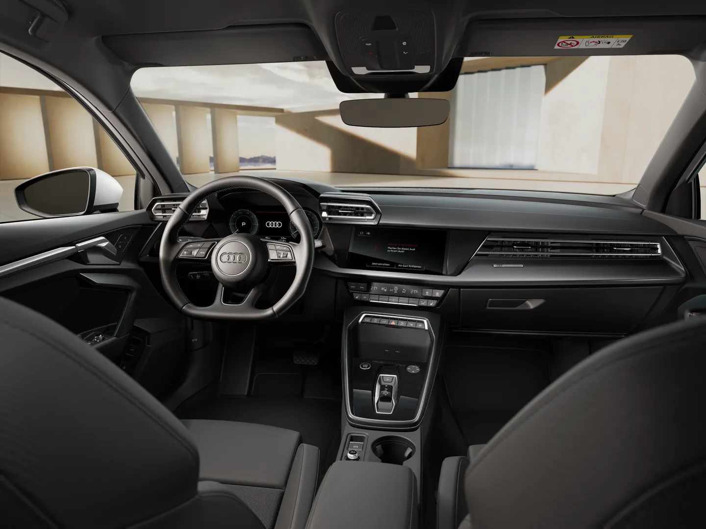 Zdjęcie&nbsp;Audi A3 Sportback TFSI e&nbsp;S line TFSI e 200 kW S tronic&nbsp;– Ujęcie: deska rozdzielcza