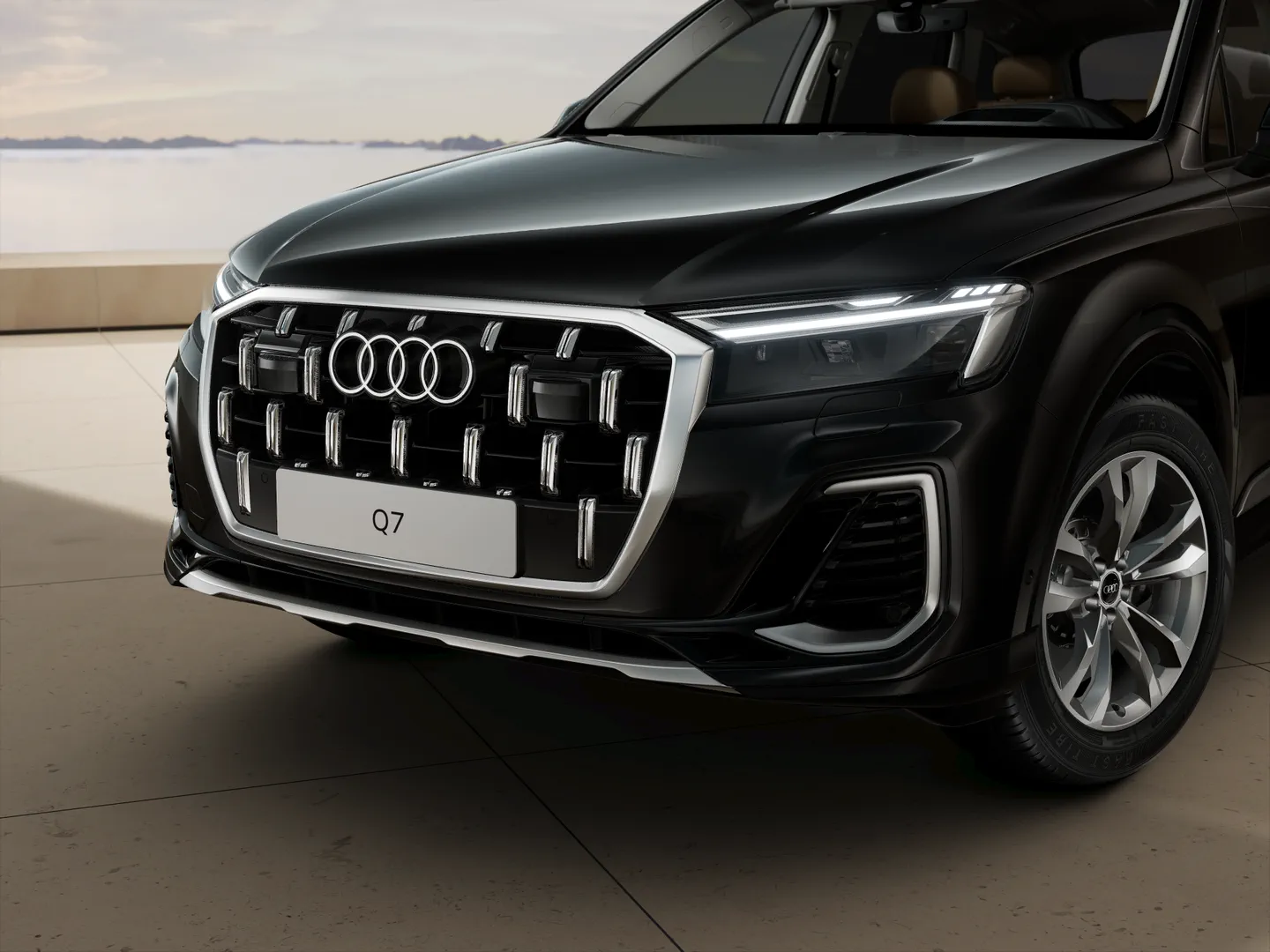 Zdjęcie&nbsp;Audi Q7 SUV TFSI e&nbsp;TFSI e quattro 290 kW tiptronic&nbsp;– Ujęcie: reflektory