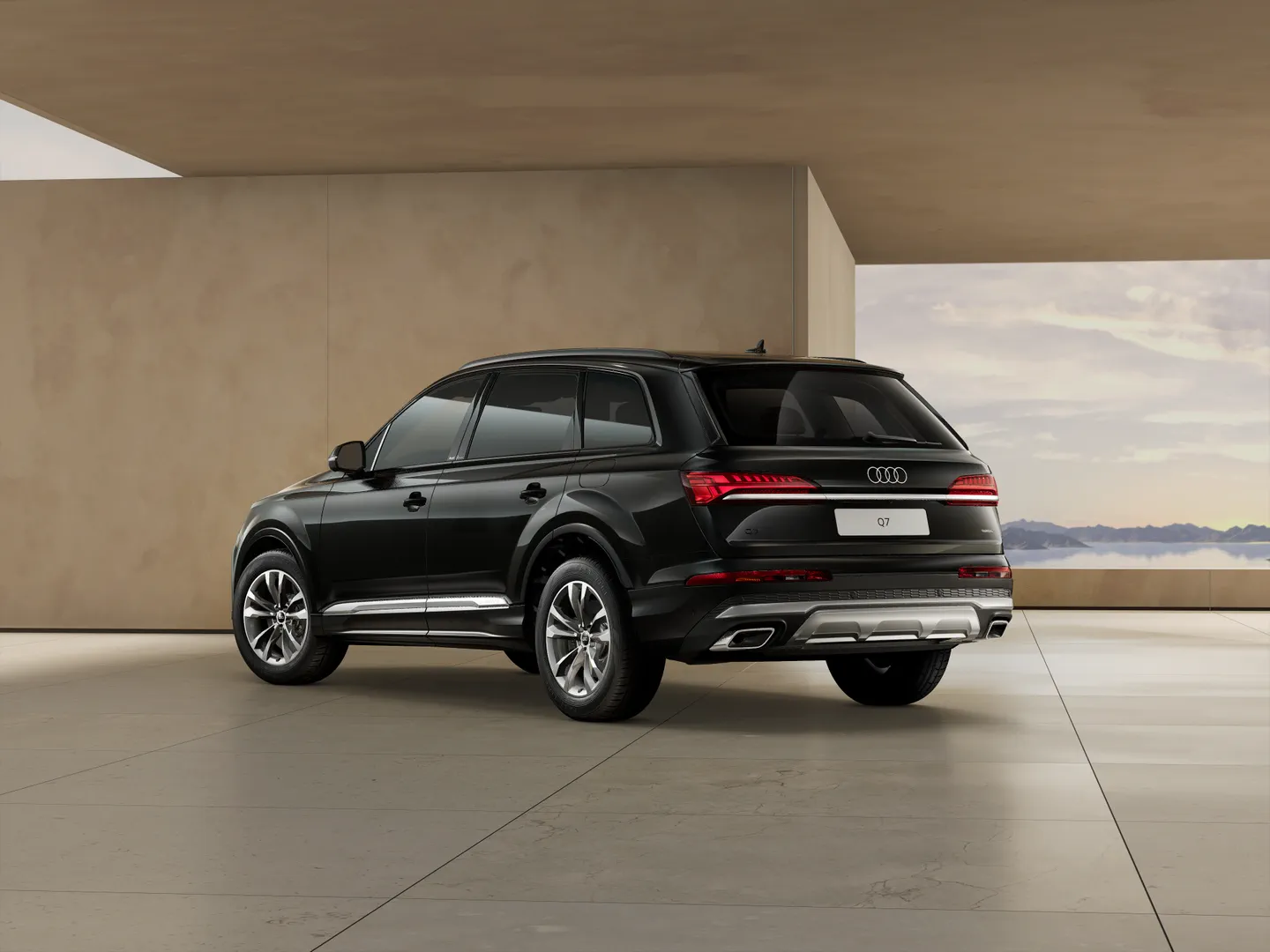 Zdjęcie&nbsp;Audi Q7 SUV TFSI e&nbsp;TFSI e quattro 290 kW tiptronic&nbsp;– Ujęcie: tył 3/4