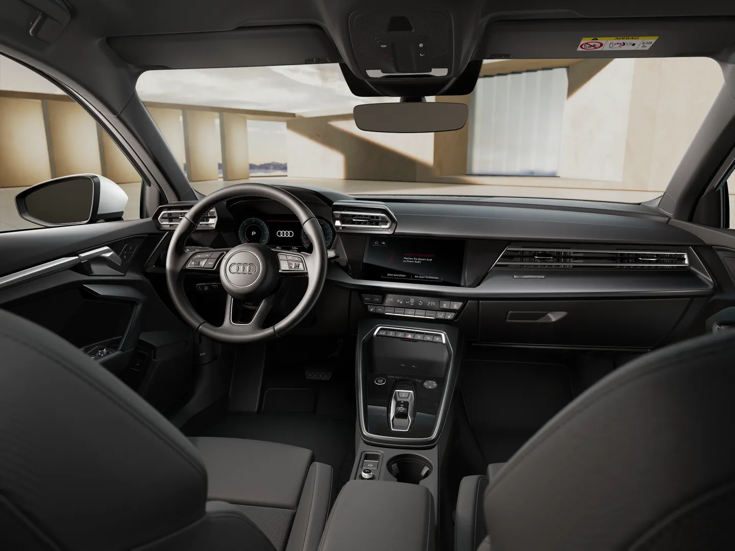 Zdjęcie&nbsp;Audi A3 Sedan&nbsp;TDI 110 kW S tronic&nbsp;– Ujęcie: deska rozdzielcza