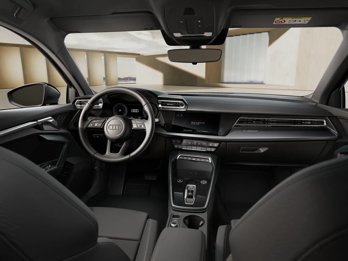 Zdjęcie&nbsp;Audi A3 Sedan&nbsp;TDI 110 kW S tronic&nbsp;– Ujęcie: deska rozdzielcza