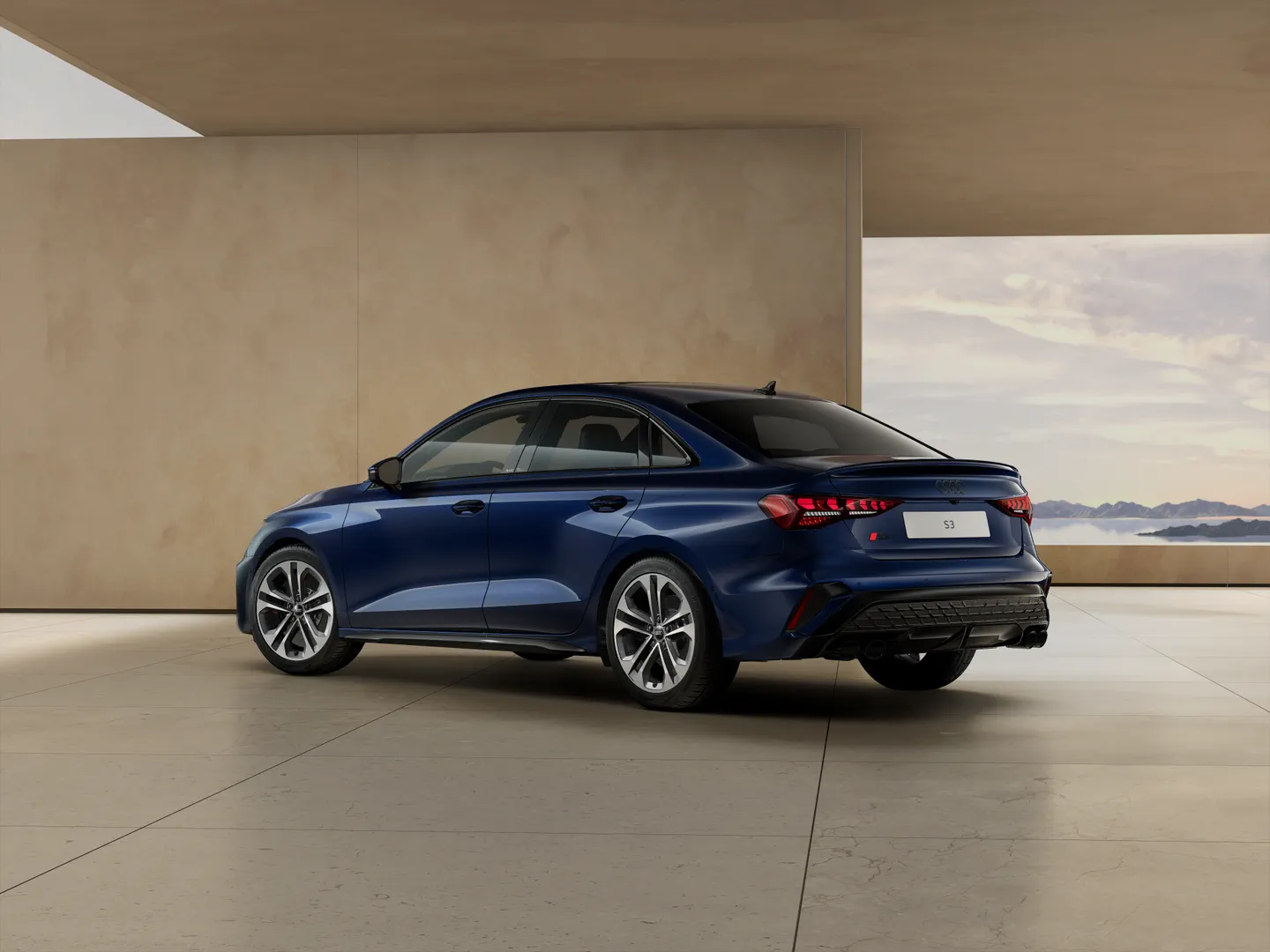 Zdjęcie Audi S3 Sedan S3 Saloon TFSI 245 kW S tronic – Ujęcie: tył 3/4