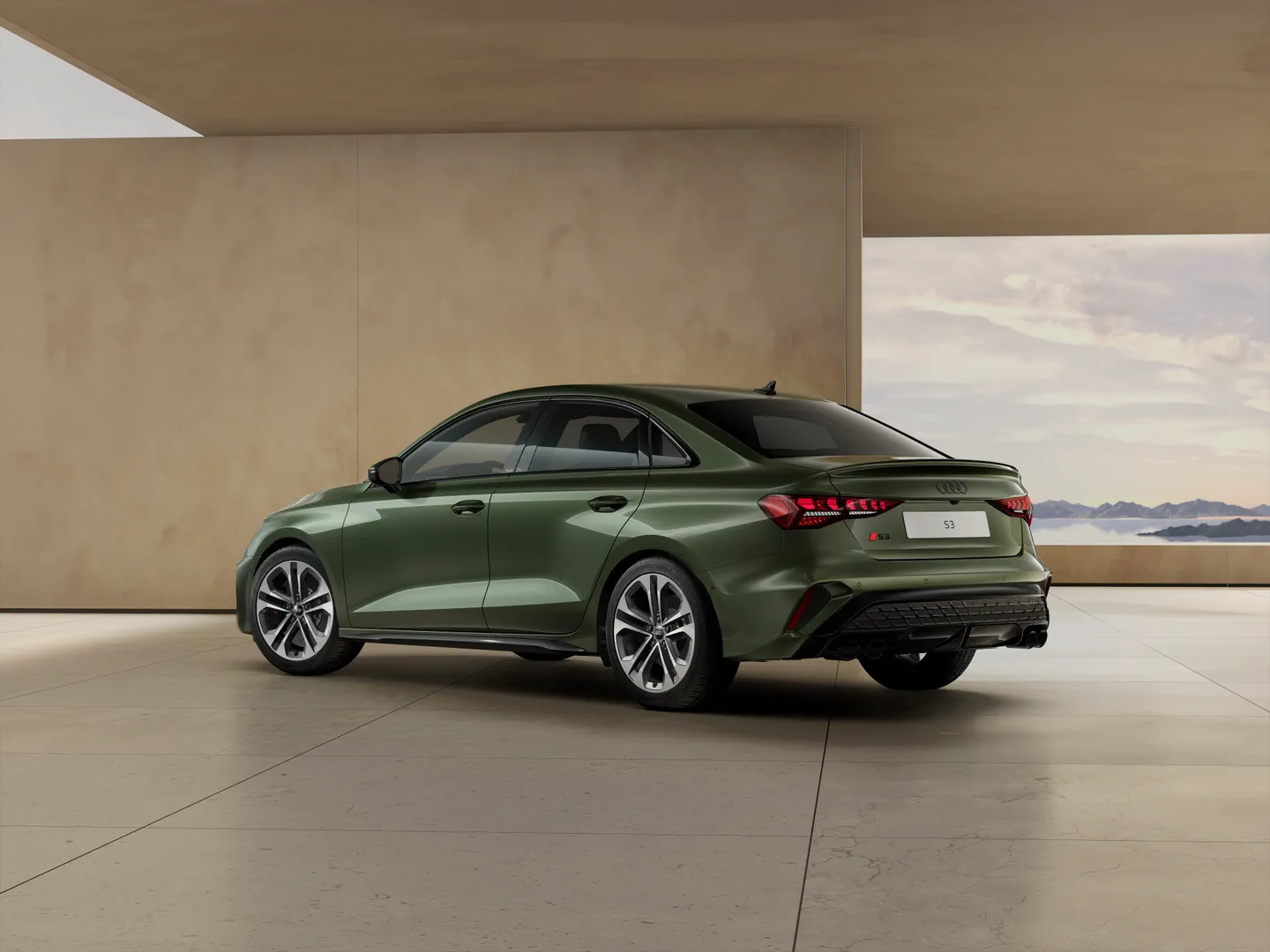 Zdjęcie&nbsp;Audi S3 Sedan&nbsp;S3 Saloon TFSI 245 kW S tronic&nbsp;– Ujęcie: tył 3/4