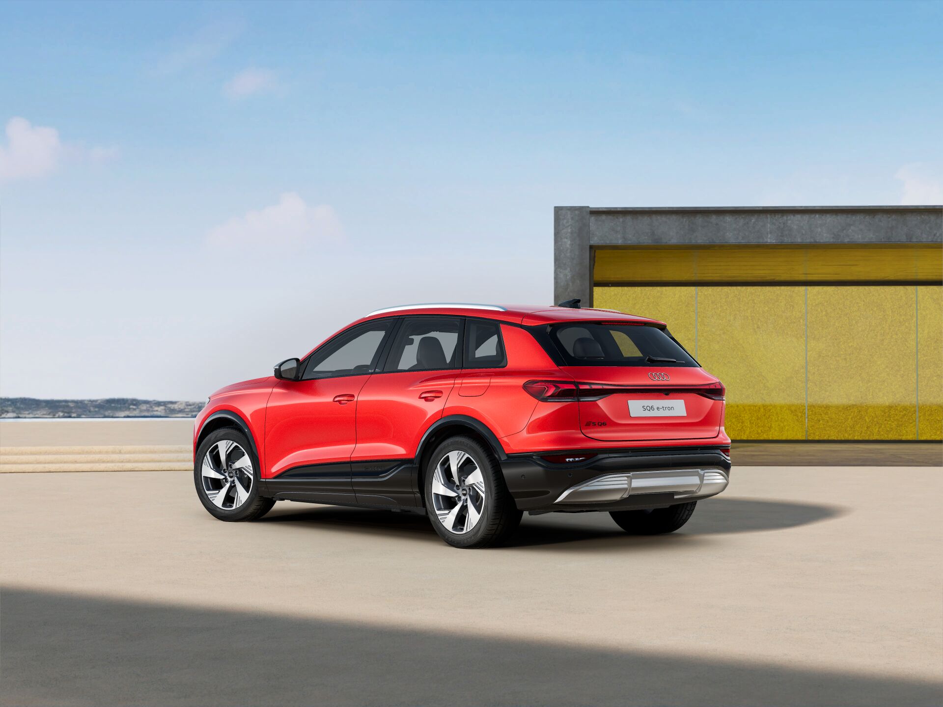 SQ6 e-tron EXTERIOR-REAR-3-4