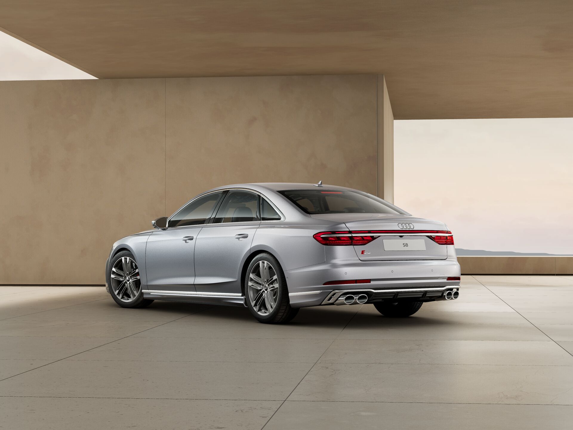 S8 TFSI EXTERIOR-REAR-3-4