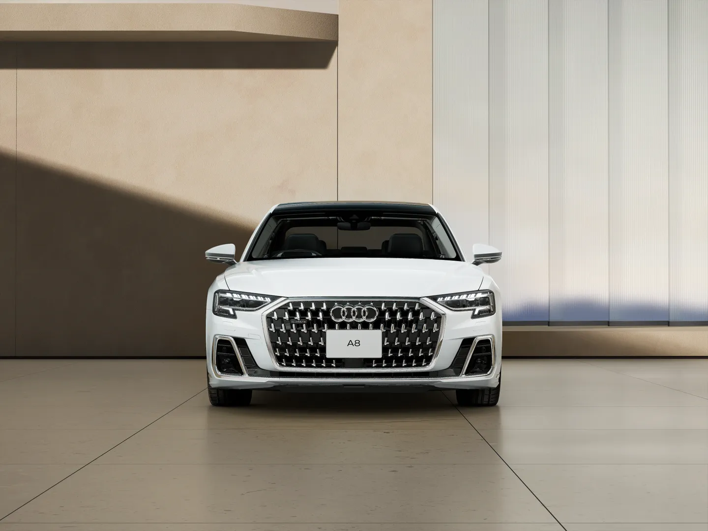 Audi A8 55 TFSI quattro 250 kW (340 PS) tiptronic フロントビュー