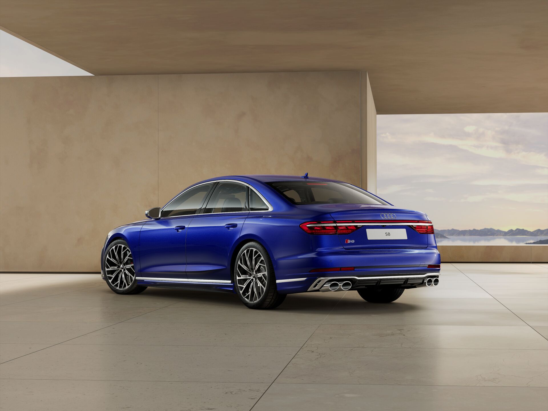 S8 TFSI EXTERIOR-REAR-3-4