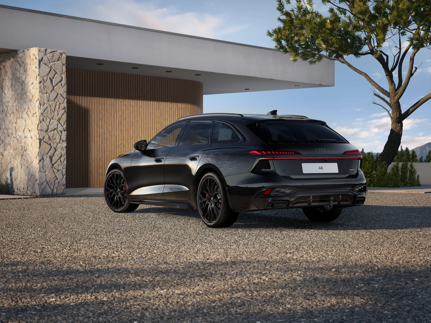 Zdjęcie&nbsp;Audi A6 Avant e-hybrid&nbsp;e-hybrid quattro 270 kW S tronic&nbsp;– Ujęcie: tył 3/4