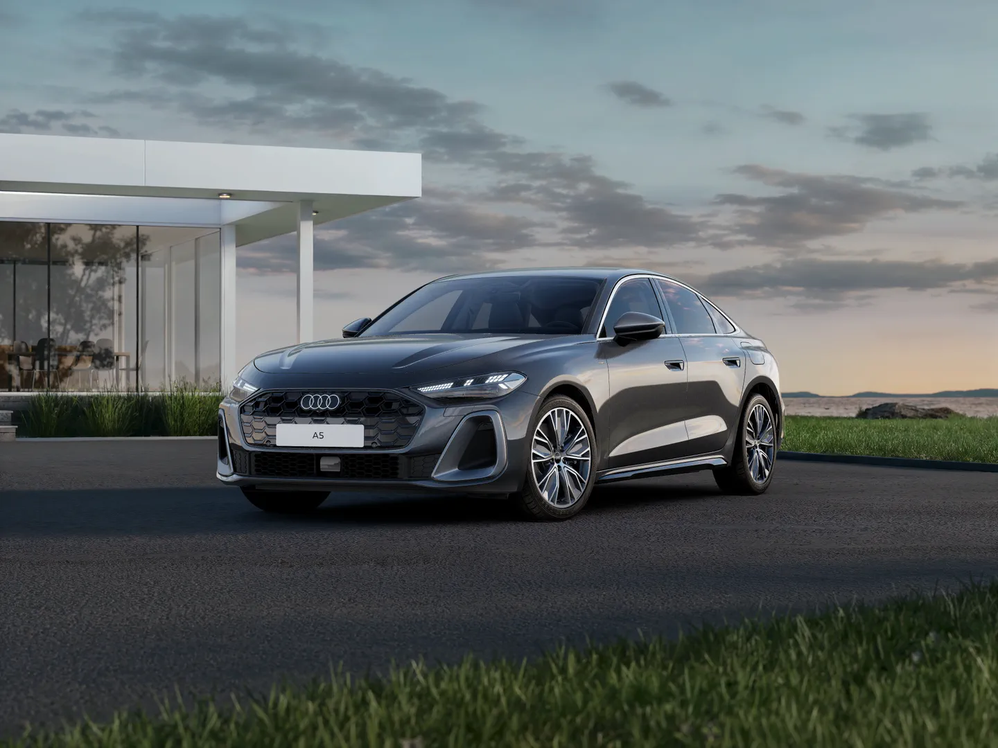 Zdjęcie&nbsp;Audi A5 Sedan e-hybrid&nbsp;e-hybrid quattro 220 kW S tronic&nbsp;– Ujęcie: przód 3/4