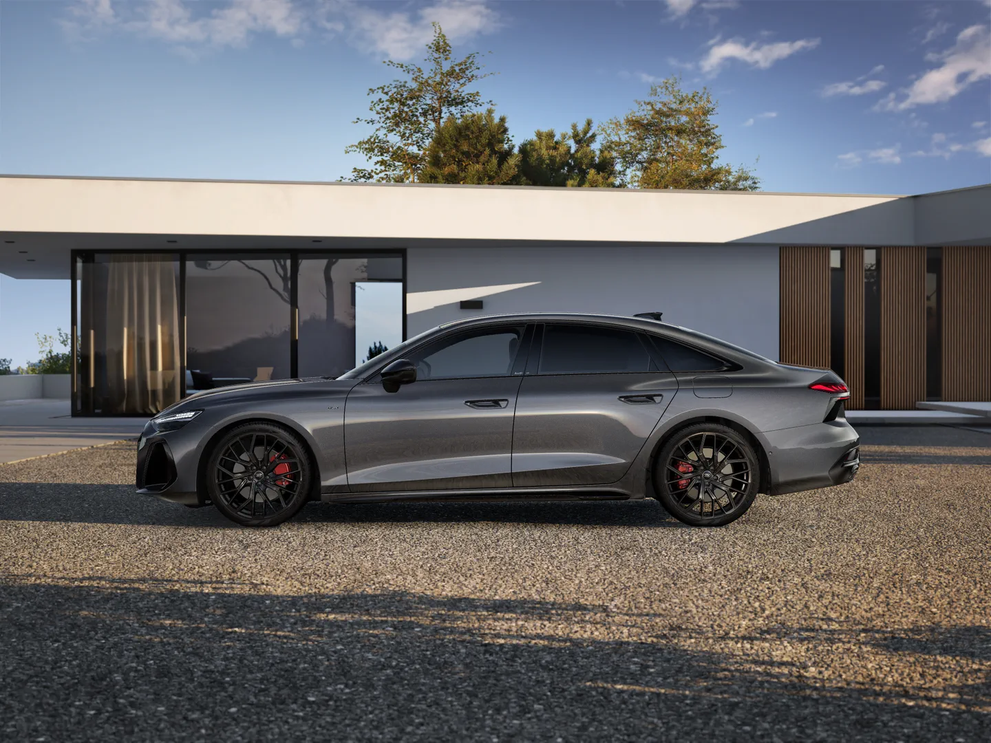 Zdjęcie&nbsp;Audi A6 Sedan e-hybrid&nbsp;e-hybrid quattro 270 kW S tronic&nbsp;– Ujęcie: bok