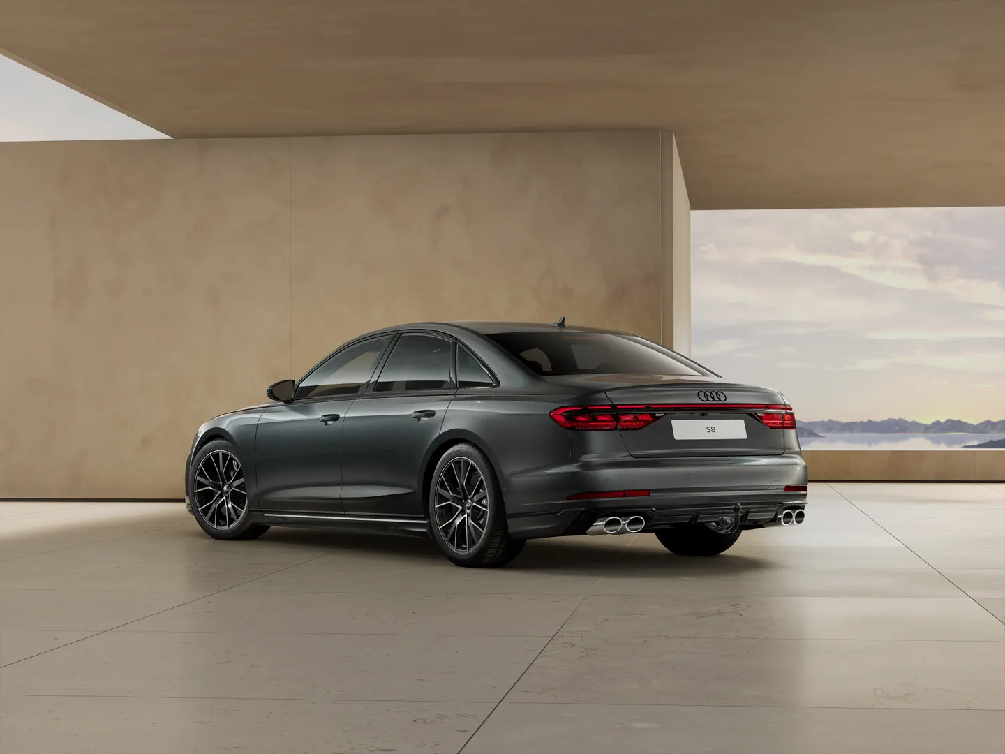 Zdjęcie&nbsp;Audi S8&nbsp;S8 TFSI 420(571) kW(KM) tiptronic&nbsp;– Ujęcie: tył 3/4