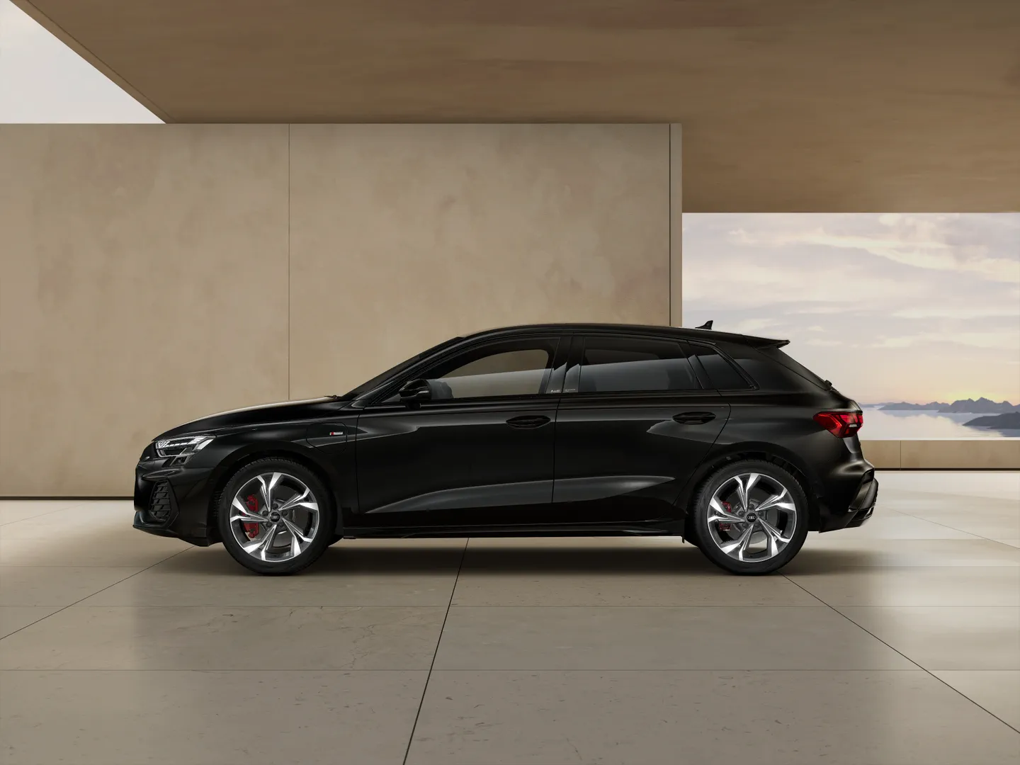 Zdjęcie&nbsp;Audi A3 Sportback TFSI e&nbsp;S line TFSI e 200 kW S tronic&nbsp;– Ujęcie: bok
