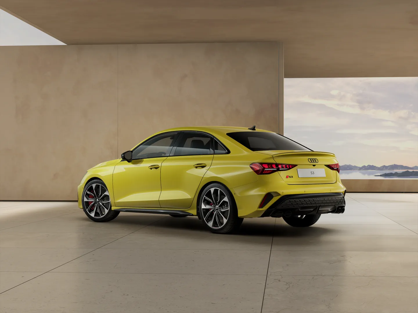 Zdjęcie Audi S3 Sedan S3 Saloon TFSI 245 kW S tronic – Ujęcie: tył 3/4