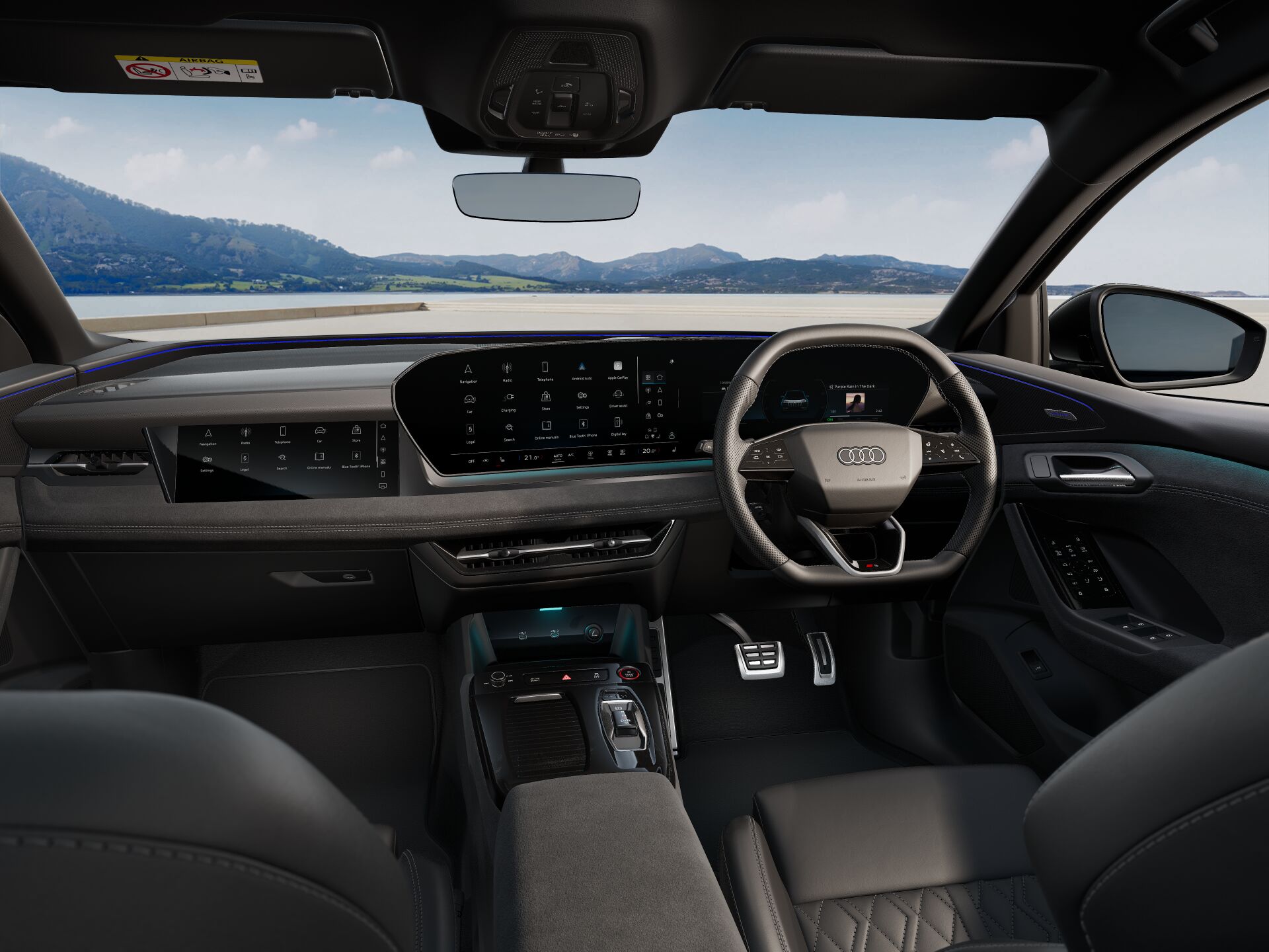 SQ6 Sportback e-tron INTERIOR-DASHBOARD-DASHBOARD