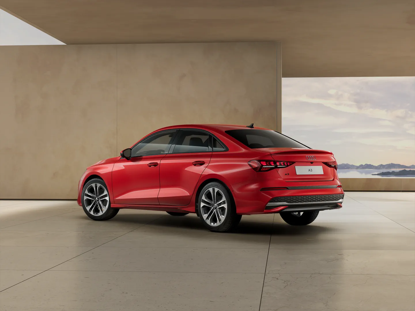 Zdjęcie&nbsp;Audi A3 Sedan&nbsp;advanced TFSI 110 kW S tronic&nbsp;– Ujęcie: tył 3/4